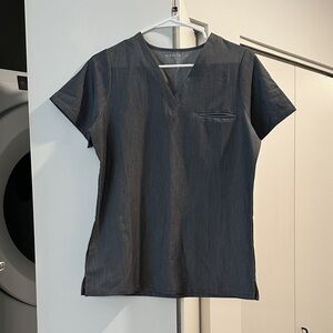 Charcoal Scrub Top